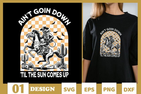 Ain't Goin Down Western Halloween SVG Review for Real Projects