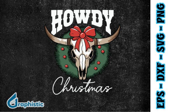 Christmas Retro Howdy Western Cow SVG Review for Embroidery Projects