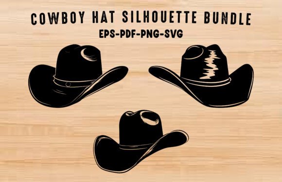 Cowboy Hat SVG Clipart Silhouette Bundle Review