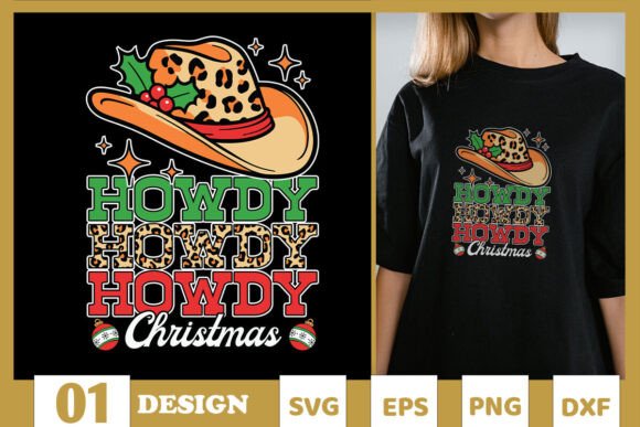 Howdy Leopard Cowboy Christmas SVG Review: A Festive Embroidery Design for Real Projects