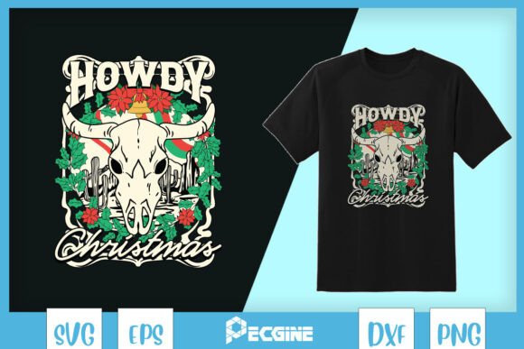 Retro Howdy Christmas Western Cow SVG Review for Real Projects
