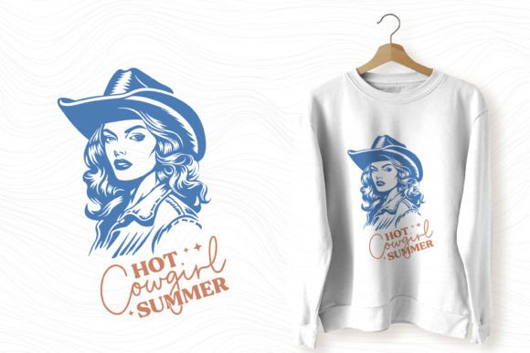 Vintage Western Cowgirl SVG for Real Embroidery Projects