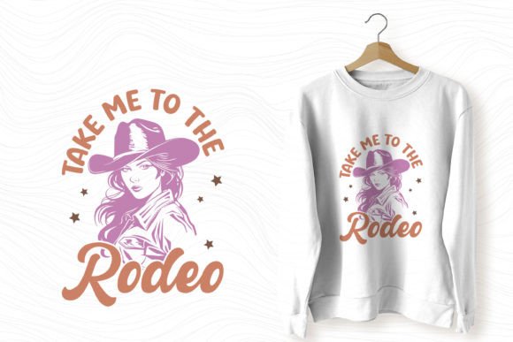 Vintage Western Cowgirl SVG Take Me to Review