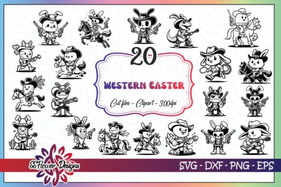 Western Easter SVG Clipart Bundle Review for Real Embroidery Projects