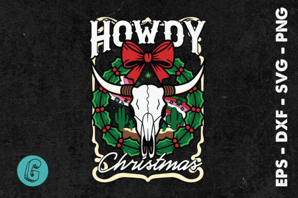 Xmas Retro Howdy Western Cow SVG Review for Real Projects